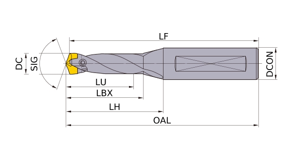 Picture of Mitsubishi 541405 STAWMN1350S16 Indexable Drill