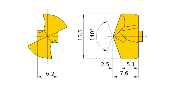 Picture of Mitsubishi 541763 STAWN1350TH VP15TF