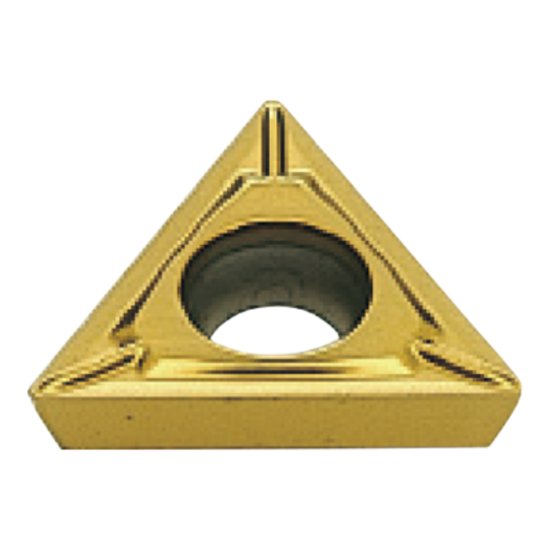 Picture of TPMT21.51SQ UE6110 Mitsubishi TPMT110204SQ UE6110 Triangle Positive Carbide 0.0160 0.41mm Radius Roughing, Semi Finishing