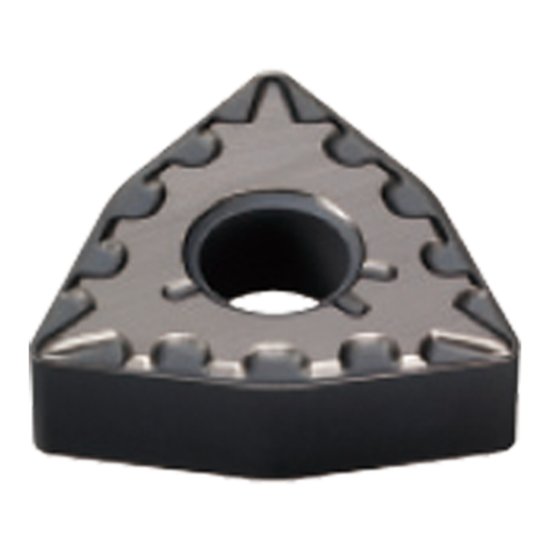 Picture of WNMG432FH MP3025 Mitsubishi WNMG080408FH MP3025 Trigon Negative Cermet 0.0310 0.79mm Radius Finishing, Semi Finishing