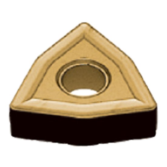 Picture of WNMG431 MP3025 Mitsubishi WNMG080404 MP3025 Trigon Negative Cermet 0.0160 0.41mm Radius Medium, Semi Finishing