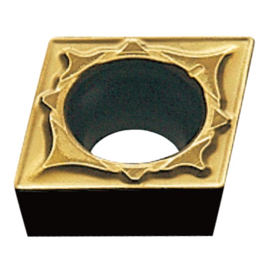 Picture of CCMT21.50.5SW MP3025 Mitsubishi CCMT060202SW MP3025 80.0° Positive Cermet 0.0080 0.20mm Radius Finishing, Semi Finishing