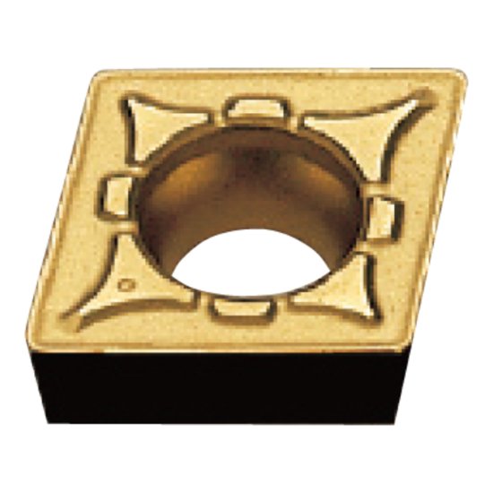 Picture of CCMT21.52MW MP3025 Mitsubishi CCMT060208MW MP3025 80.0° Positive Cermet 0.0310 0.79mm Radius Finishing, Semi Finishing