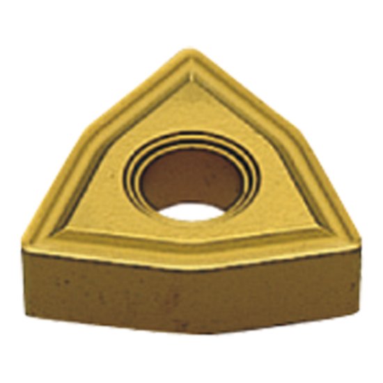 Picture of WNMG432GM MC7015 Mitsubishi WNMG080408GM MC7015 Trigon Negative Carbide 0.0310 0.79mm Radius Medium, Semi Finishing