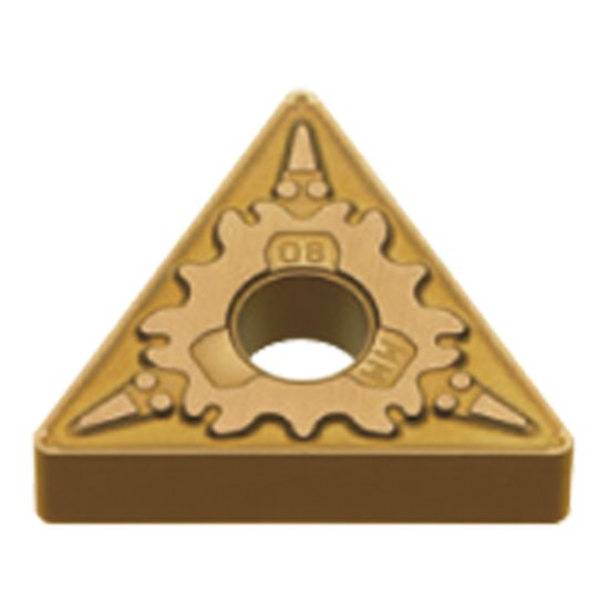 Picture of TNMG332mm MC7025 Mitsubishi TNMG160408mm MC7025 Triangle Negative Carbide 0.0310 0.79mm Radius Medium, Semi Finishing