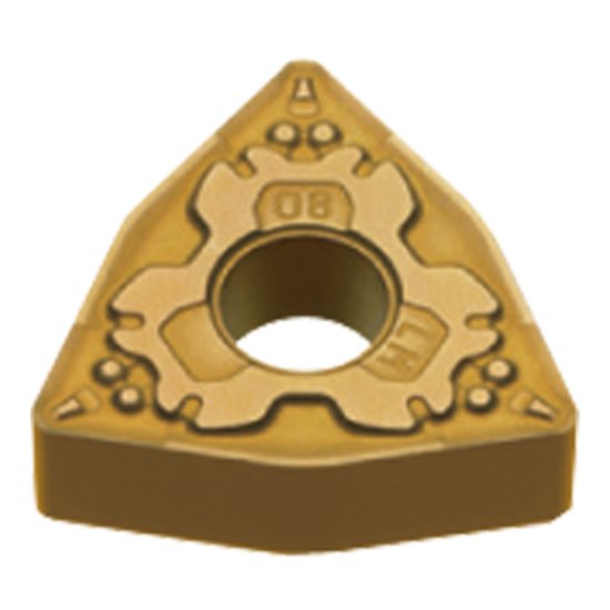 Picture of WNMG431LM MP7035 Mitsubishi WNMG080404LM MP7035 Trigon Negative Carbide 0.0160 0.41mm Radius Medium, Semi Finishing