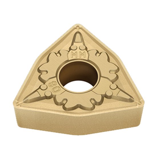 Picture of WNMG433mm MP7035 Mitsubishi WNMG080412mm MP7035 Trigon Negative Carbide 0.0470 1.19mm Radius Medium, Semi Finishing