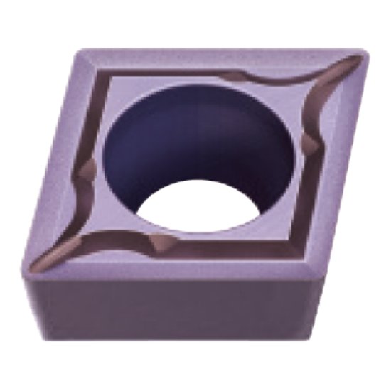 Picture of CCMT21.505FM VP15TF Mitsubishi CCMT060202FM VP15TF 80.0° Positive Carbide 0.0080 0.20mm Radius Finishing, Semi Finishing