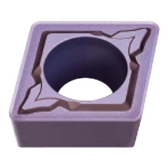 Picture of CCMT32.51LM MC7025 Mitsubishi CCMT09T304LM MC7025 80.0° Positive Carbide 0.0160 0.41mm Radius Finishing, Semi Finishing