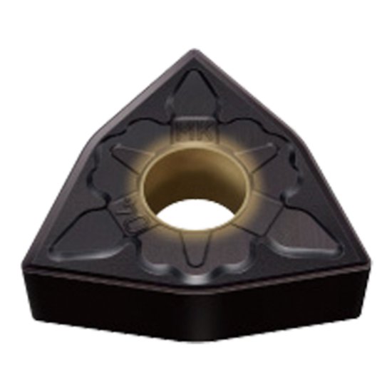 Picture of WNMG433MK MC5015 Mitsubishi WNMG080412MK MC5015 Trigon Negative Carbide 0.0470 1.19mm Radius Medium, Semi Finishing