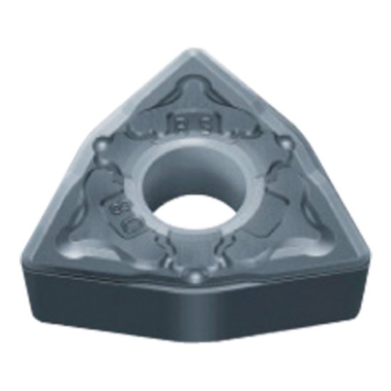 Picture of WNMG434RS MP9015 Mitsubishi WNMG080416RS MP9015 Trigon Negative Carbide 0.0630 1.60mm Radius Medium, Semi Finishing