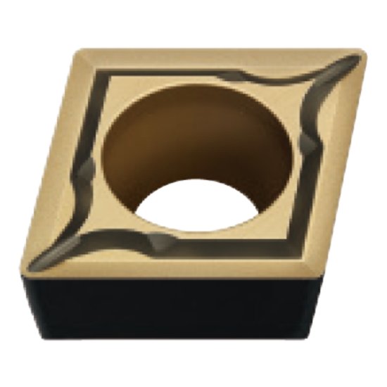 Picture of CCMT32.51 FP MC6015 Mitsubishi CCMT09T304 FP MC6015 80.0° Positive Carbide 0.0160 0.41mm Radius Finishing, Semi Finishing