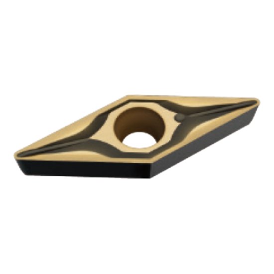 Picture of VBMT221 FP MC601515 Mitsubishi VBMT110304 FP MC601515 35.0° Positive Carbide 0.0160 0.41mm Radius Finishing, Semi Finishing