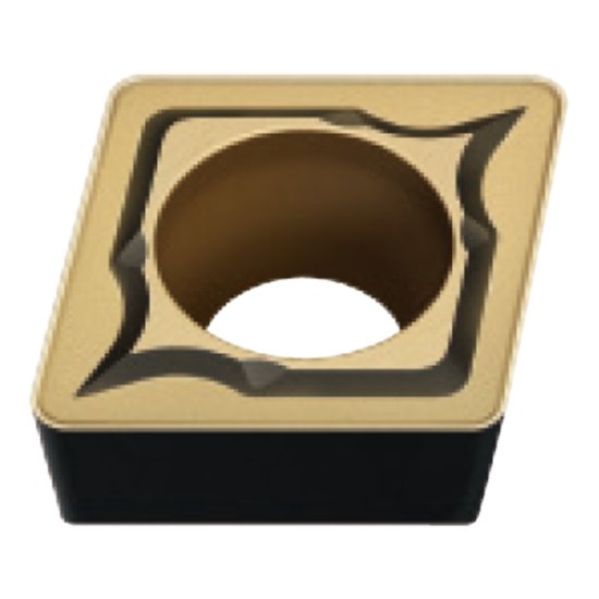 Picture of CCMT32.51 MP MC6015 Mitsubishi CCMT09T304 MP MC6015 80.0° Positive Carbide 0.0160 0.41mm Radius Finishing, Semi Finishing