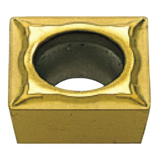 Picture of SCMT32.51 FV UE6020 Mitsubishi SCMT09T304FV UE6020 Square Positive Carbide 0.0160 0.41mm Radius Finishing, Semi Finishing