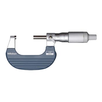 Picture of Mitutoyo 102-718 1-2 In, .0001 In Mechanical Outside Micrometer, Smooth Action, Ratchet Thimble, With Standard