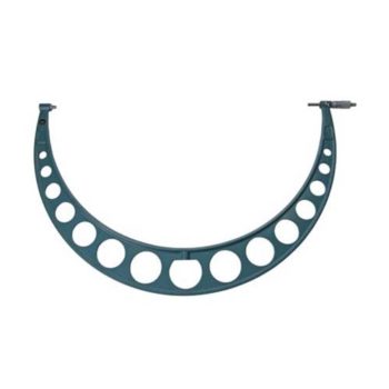 Picture of Mitutoyo 103-195 18-19 In, .001 In Mechanical Outside Micrometer, Hammertone Baked Enamel, Ratchet Stop, With Standard