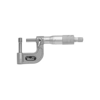 Picture of Mitutoyo 115-314 Micrometer Anvil 0-1 In, .0001 In Mechanical Tube Micrometer, Cylindrical Anvil, Ratchet Stop