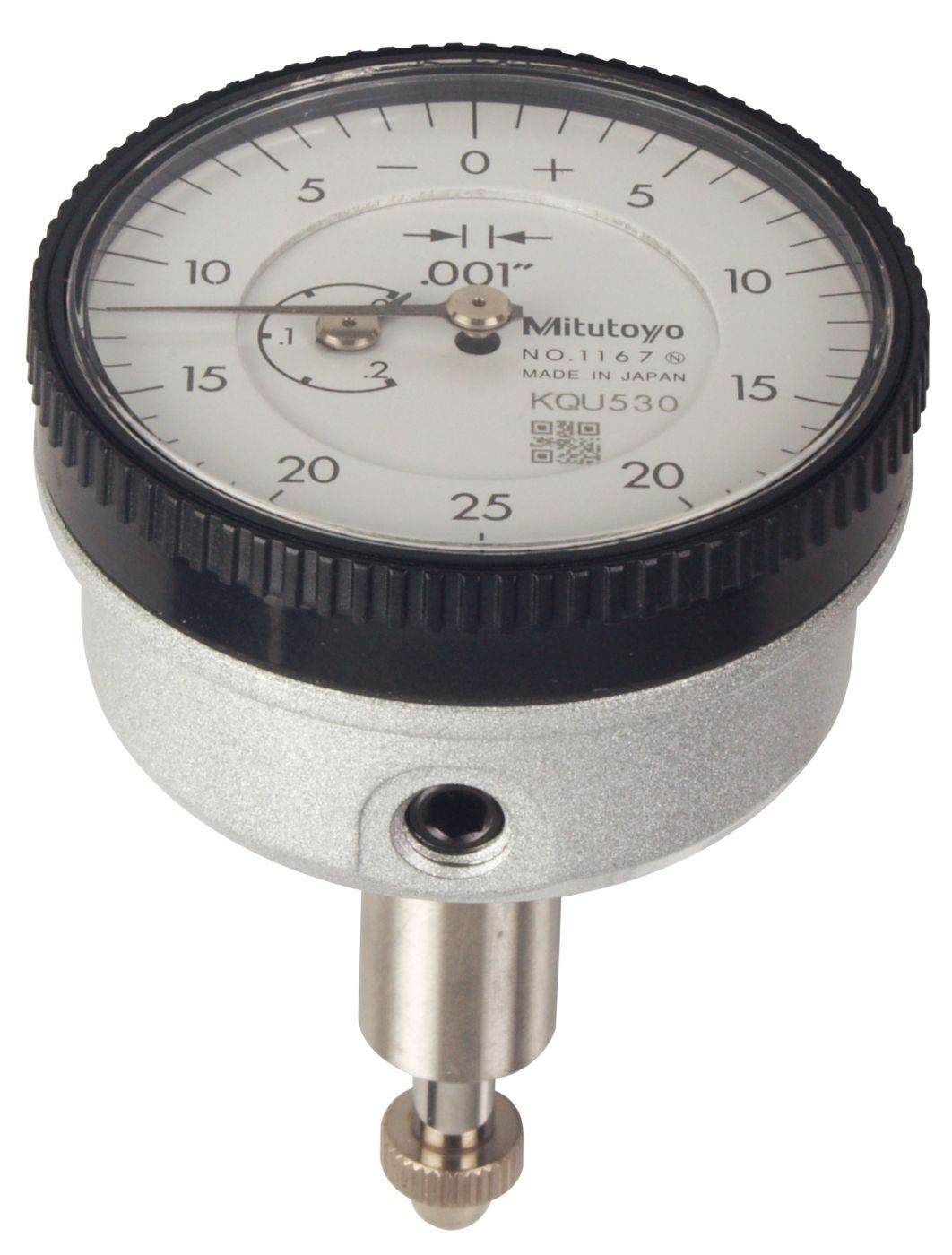 Picture of Mitutoyo 1166T Dial Indicator, .001, .2 In, 3/8, Bp