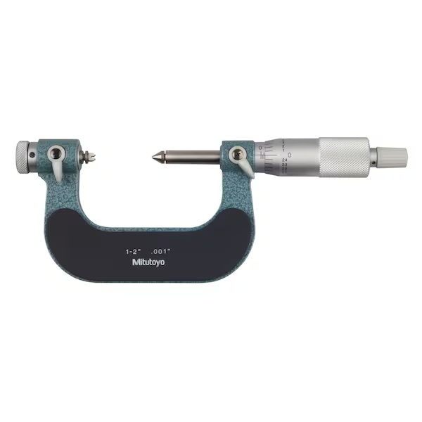 Picture of Mitutoyo 126-902 Micrometer Mec Mic, Scrthr, 1-2 In, .001 In, Rs, Wa
