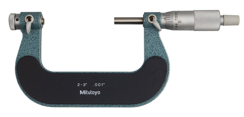 Picture of Mitutoyo 126-903 Micrometer Mec Mic, Scrthr, 2-3 In, .001 In, Rs, Wa