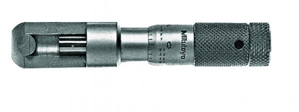 Picture of Mitutoyo 147-201 0-.5 In, .001 In, Mechanical Can Seam Micrometer. 0-.5 In, .001 In. For Sprayer Cans