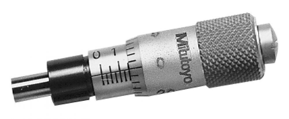 Picture of Mitutoyo 148-202 Mechanical Micrometer Head, .25 In Diameter Plain Stem, Flat Spindle Face 0-.25 In, .001 In