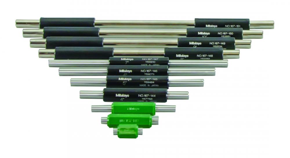 Picture of Mitutoyo 167-913 1-11 In, Micrometer Standard Set, 11 Pieces