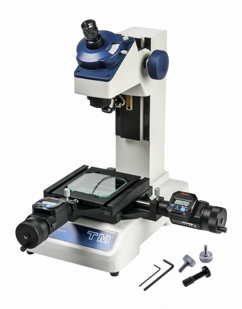 Picture of Mitutoyo 176-820A Tm-505 Toolmaker'S Microscope, 30X Magnification, 2 In X 2 In Stage Travel, With Digimatic Mic Heads