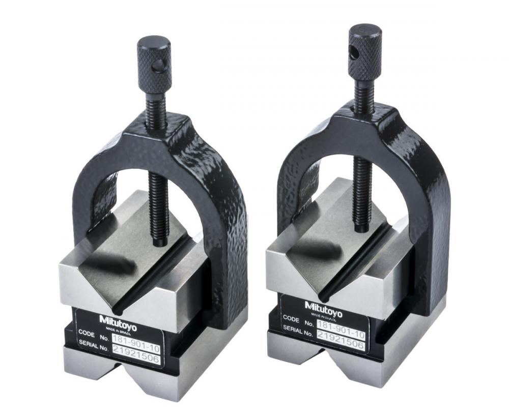 Picture of Mitutoyo 181-901-10 1 In Maximum Workpiece Diameter Magnetic V-Block Set