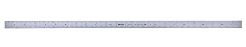 Picture of Mitutoyo 182-263 Steel Rule, 24 Inch, 5R, Graduation (1/32, 1/64, 1/50, 1/100), Width 3/4 Inch