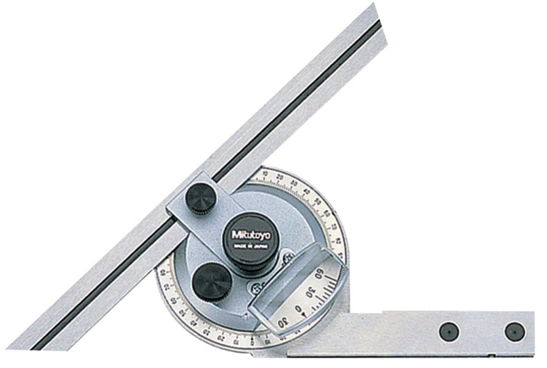 Picture of Mitutoyo 187-904 5 Minute Graduation, Universal Bevel Protractor, 6 In Blade
