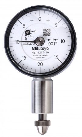 Picture of Mitutoyo 1921Tb-10 Dial Indicator, .001, .1 In, 3/8, Fb