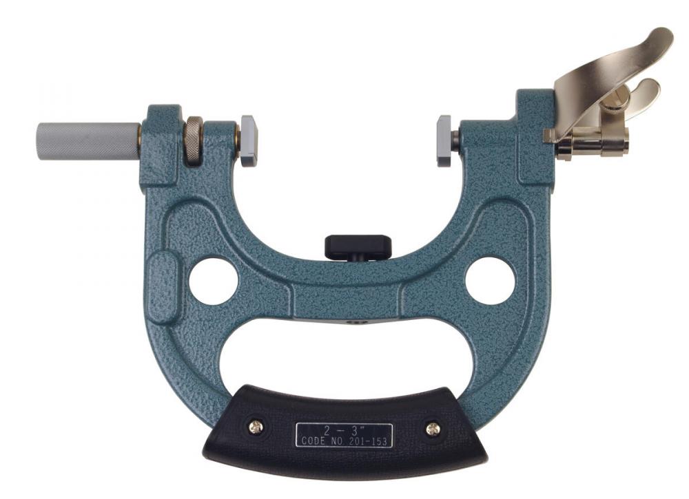 Picture of Mitutoyo 201-153 2-3 In Dial Snap Gage, 3/8 In Stem Dia., Indicator Not Included