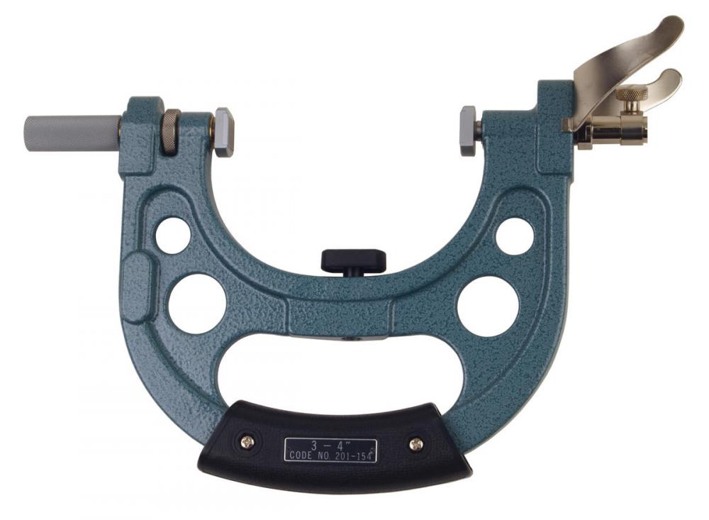 Picture of Mitutoyo 201-154 3-4 In Dial Snap Gage, 3/8 In Stem Dia., Indicator Not Included