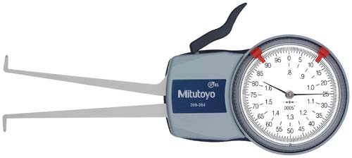 Picture of Mitutoyo 209-354 .80-1.6 In, .0005 In, Dial Caliper Gage 603908536345