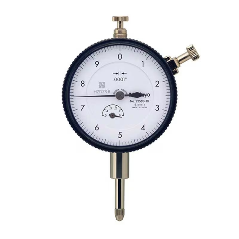 Picture of Mitutoyo 2358S-10 Dial Indicator, .0001, .5 In, 3/8, Lb