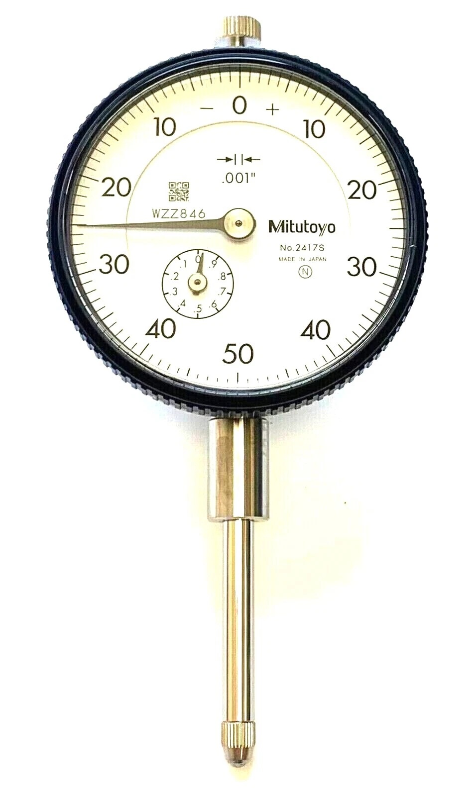 Picture of Mitutoyo 2417S Dial Indicator, .001, 1 In, 3/8, Lb