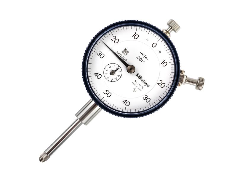Picture of Mitutoyo 2417Sb Dial Indicator, .001, 1 In, 3/8, Fb