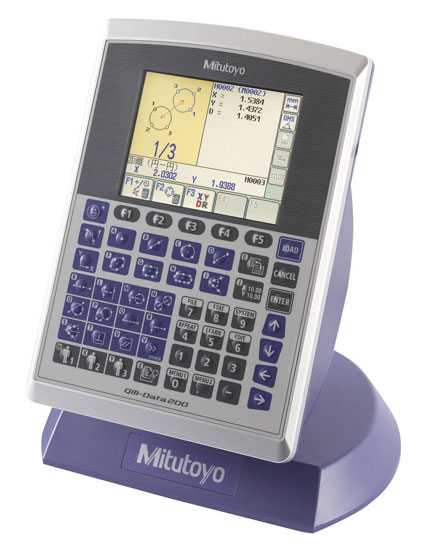 Picture of Mitutoyo 264-156A Qm-Data200, Data Processing Unit, 2-D Geometry Measurement Capabilities, Color Lcd Display, Usb Memory, Csv Output, Arm Mount Type For Profile Projectors
