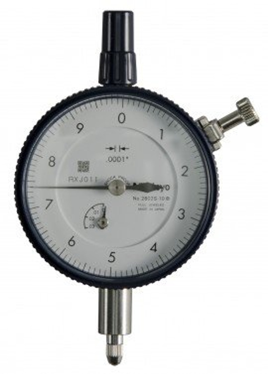 Picture of Mitutoyo 2802S-10 Dial Indicator, .0001, .025 In, 3/8, Lb