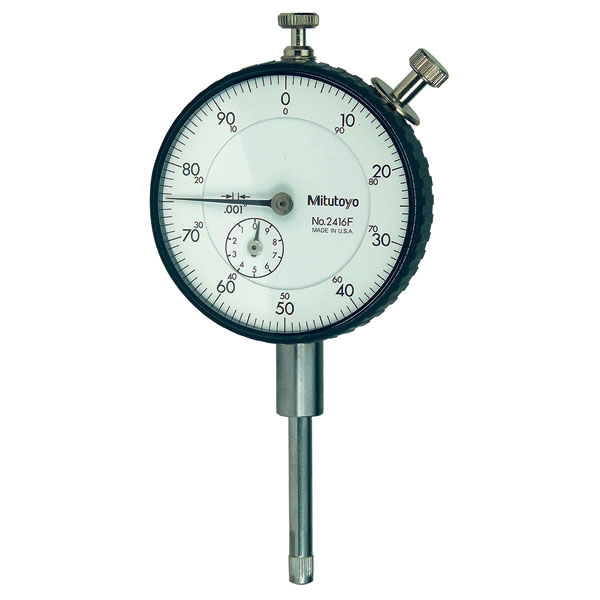 Picture of Mitutoyo 2804S-10 Dial Indicator, .0001, .05 In, 3/8, Lb