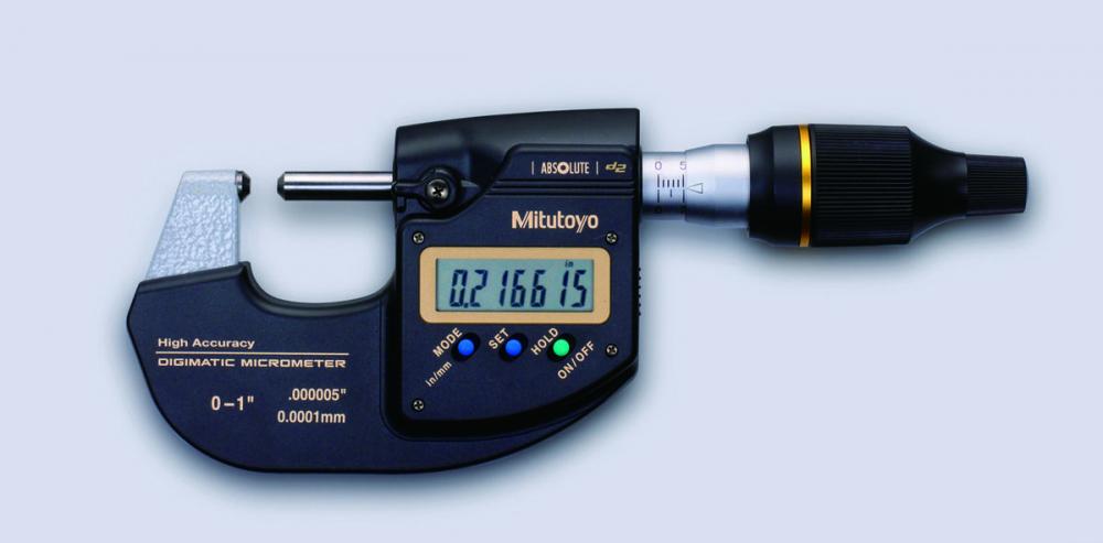 Picture of Mitutoyo 500-445 Dig Mic, Mdh, I/M 0-1 In, .000005 In-Sw