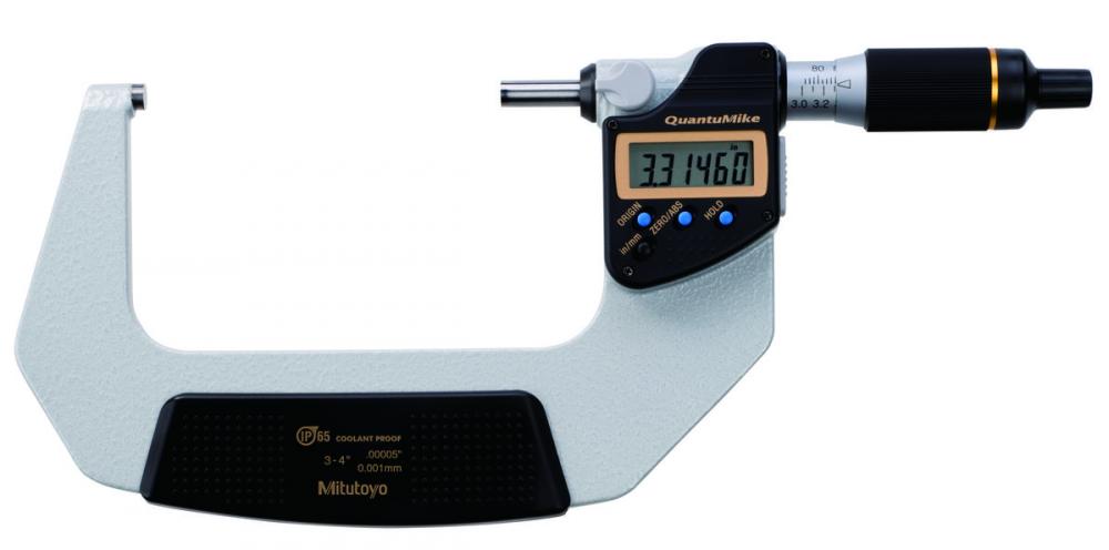 Picture of Mitutoyo 293-346-30 Dig Mic, Qnt, I/M 3-4 In, .00005 In, No