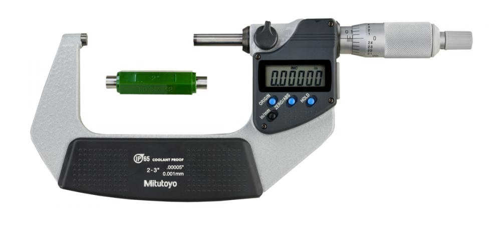 Picture of Mitutoyo 293-182-30 Dig Mic, I/M 2-3 In, .00005 In, O, Rs