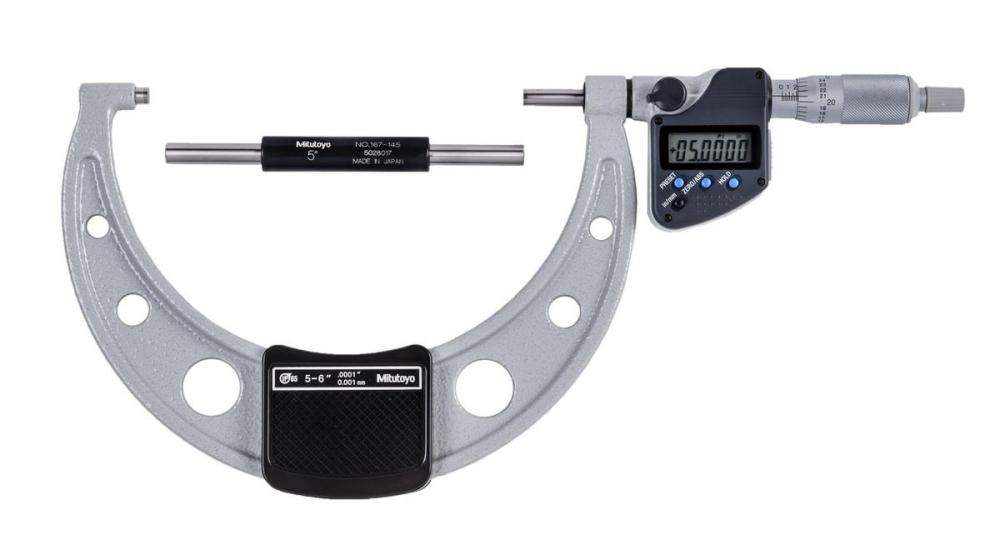 Picture of Mitutoyo 293-350-30 Dig Mic, I/M 5-6 In, .0001 , Rs
