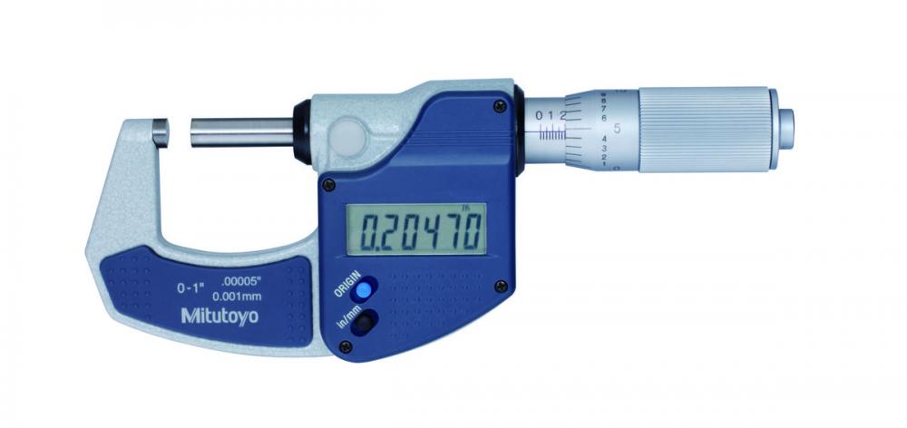 Picture of Mitutoyo 293-831-30 Dig Mic, Lit, I/M 0-1 In, .00005 In, No, Ft