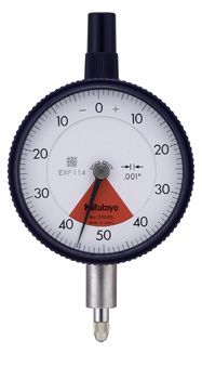 Picture of Mitutoyo 2978Tb .001 In, .06 In/.079 In Dial Indicator, 30-0-30, Flat Back, 3/8 In Stem , Series 2, One Rev, Shockproof, Dustproof