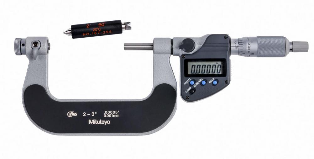 Picture of Mitutoyo 326-353-30 Micrometer Dig Mic, Scrthr, I/M 2-3 In, .00005 In, O,Rs