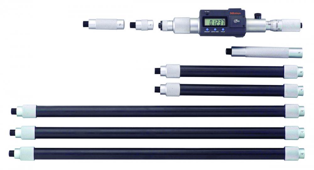 Picture of Mitutoyo 339-304 Digimatic Tubular Inside Micrometer, Extension Rod Type Imj-80"Mj